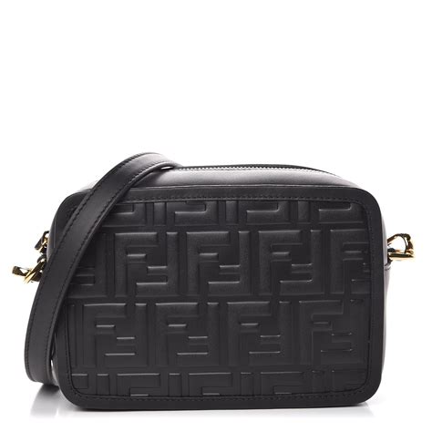 fendi black camera bag|fendi zucca camera bag.